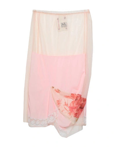 Shop Antonio Marras Midi Skirts In Pink