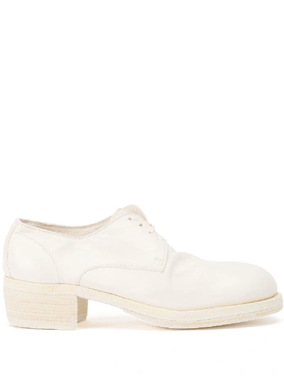 Shop Guidi Block-heel Shoes In White