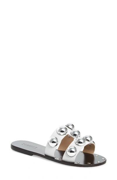 Shop Schutz Benedita Slide Sandal In White