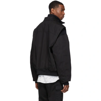 Shop Balenciaga Black Twin-set Jacket