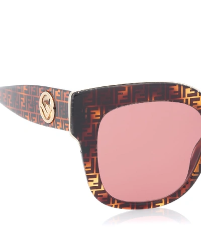 Shop Fendi F Is  Square Sunglasses In Brown