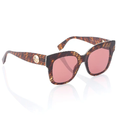 Shop Fendi F Is  Square Sunglasses In Brown