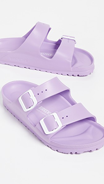 rubber birkenstock purple