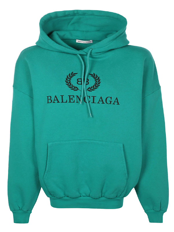 green balenciaga hoodie