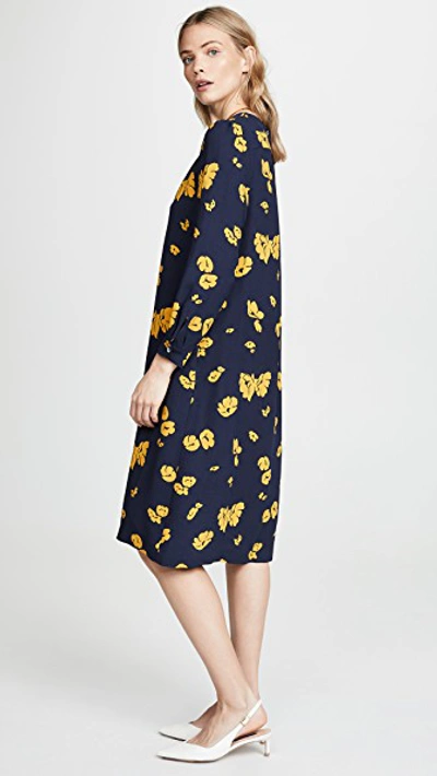 Shop Apc June Dress In Marine