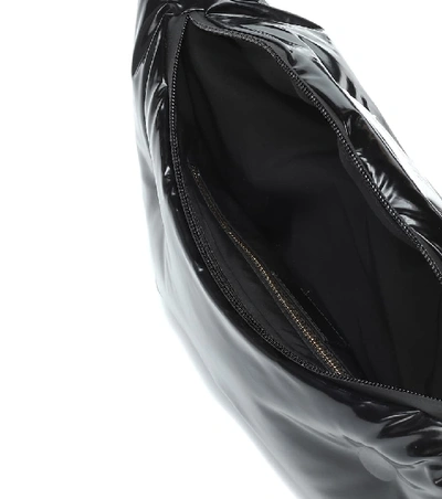 Shop Maison Margiela Quilted Belt Bag In Black