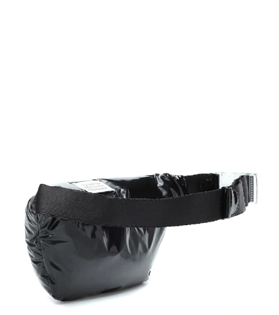 Shop Maison Margiela Quilted Belt Bag In Black