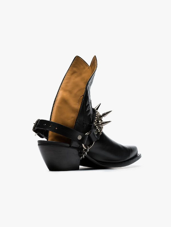 backless cowboy boots