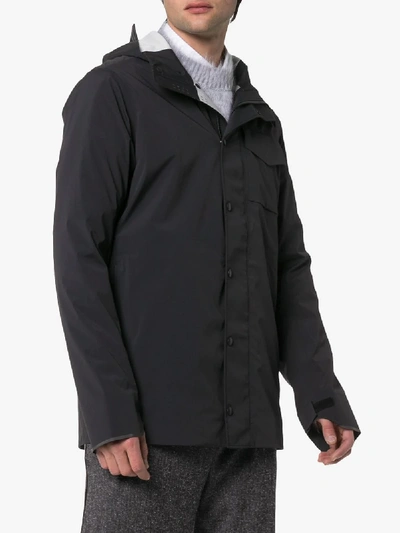 Shop Canada Goose Nanaimo Hooded Jacket In Black
