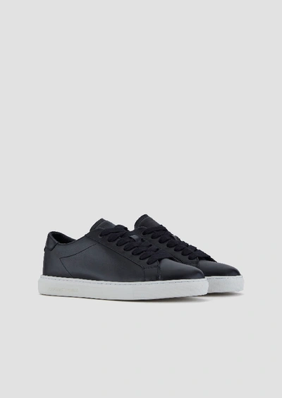 Shop Emporio Armani Sneakers - Item 11623714 In Black