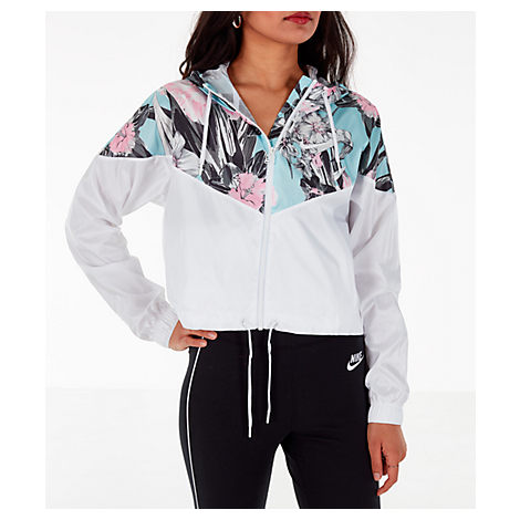 nike windbreaker cropped