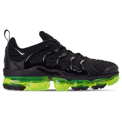 Shop Nike Men's Air Vapormax Plus Running Shoes In Black Size 7.5
