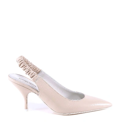 Shop Bottega Veneta Slingback Pumps In White