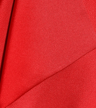 Shop Alexandre Vauthier Satin Minidress In Red