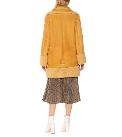 Shop Arje Venus Reversible Shearling Coat In Beige