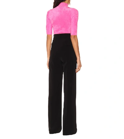 Shop Balenciaga Wide-leg Pants In Black