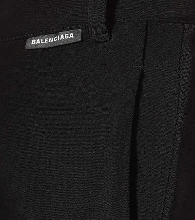 Shop Balenciaga Wide-leg Pants In Black