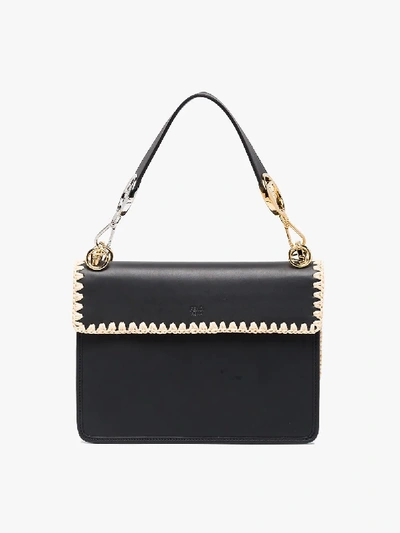 Shop Fendi 'kan I F' Handtasche In Black