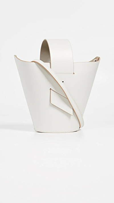 Shop Carolina Santo Domingo Amphora Adjustable Crossbody Bag In Off White