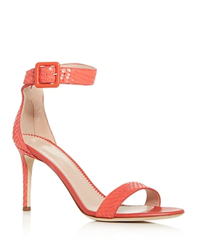 Shop Giuseppe Zanotti Women's Neyla Ankle-strap High-heel Sandals In Corallo