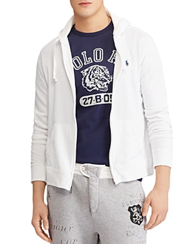 Shop Polo Ralph Lauren Spa Terry Hoodie In White