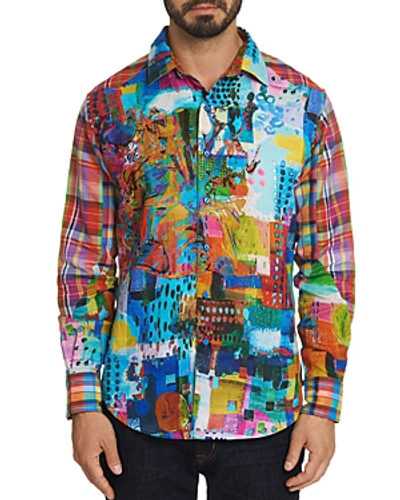 Shop Robert Graham Limited Edition Patchwork Classic Fit Shirt In Multi