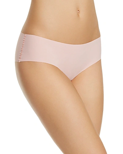 Shop Calvin Klein Invisibles Seamless Hipster In Peach Glow