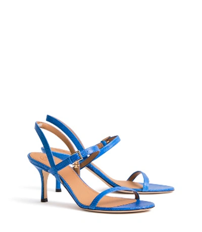 Shop Tory Burch Penelope Slingback Sandals In Bright Tropical Blue