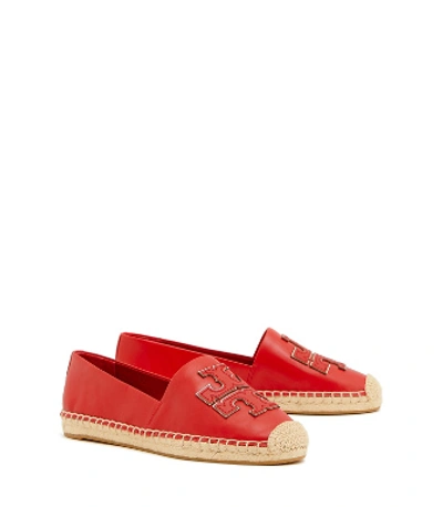Shop Tory Burch Ines Espadrilles In Brilliant Red / Brilliant Red / Spark G