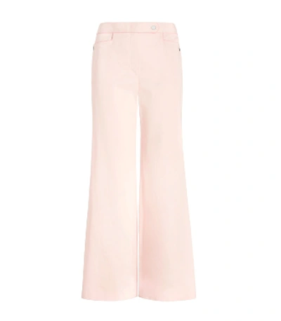 Shop Tory Burch Wide-leg Pant In Romantic Pink