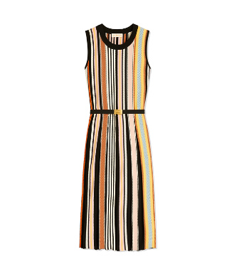 tory burch striped knit dress