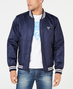 guess navy blue jacket