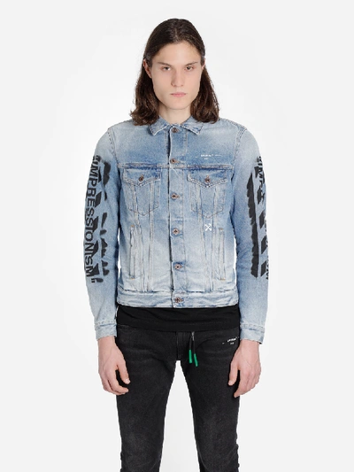 Shop Off-white C/o Virgil Abloh Jackets In Blue