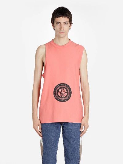 Shop Martine Rose Tank Tops In Red