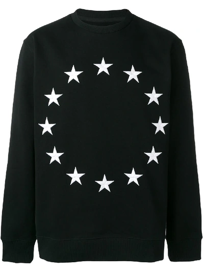 Shop Etudes Studio Études Embroidered Stars Sweatshirt - Black