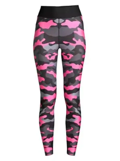 Shop Ultracor Ultra High Camo Leggings In Neon Pink