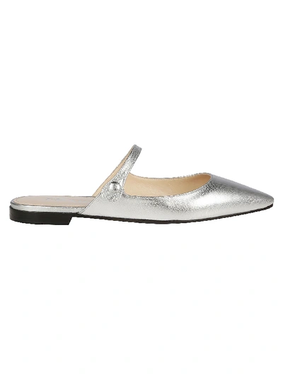 Shop Prada Mules In Argento