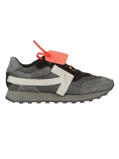 Shop Off-white Arrow Sneakers In Dark Grey