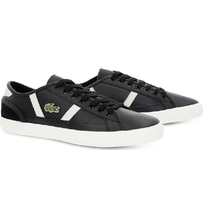 Lacoste Men's Sideline Leather And Suede Sneakers In Black | ModeSens