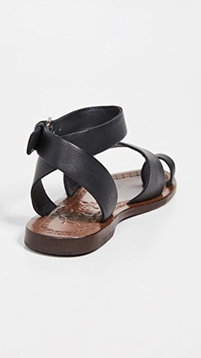 Shop Free People Torrence Flat Sandals In Oxford/sang