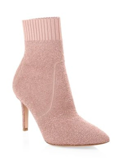 Shop Gianvito Rossi Granata Sock Booties In Dahlia