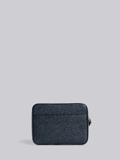 Shop Thom Browne Rwb Front Pocket Dopp Kit In Blue