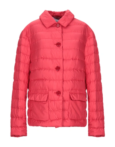 Shop Aspesi Down Jacket In Red