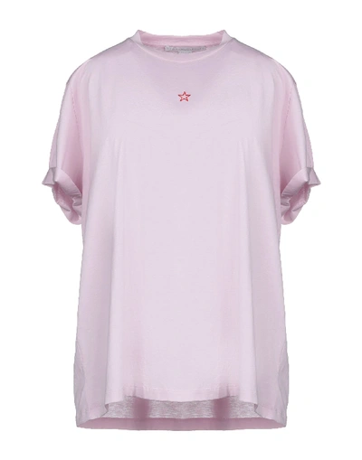Shop Stella Mccartney T-shirts In Lilac