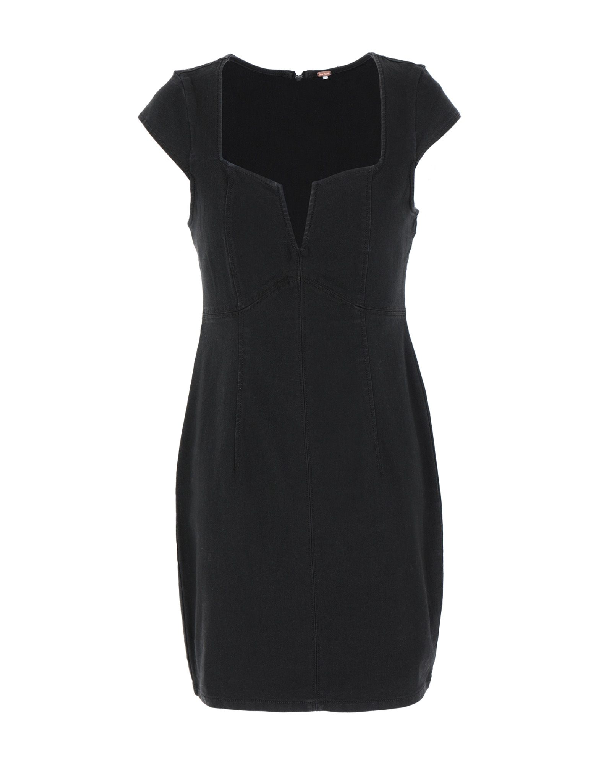 free people lia denim mini dress