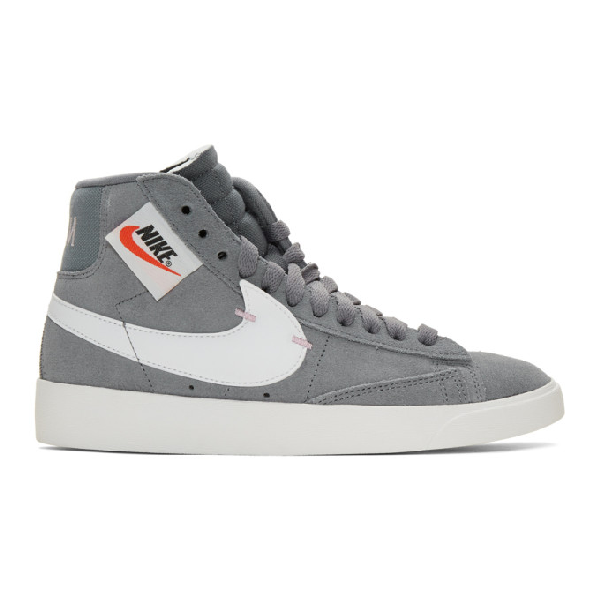 nike blazer mid rebel grey