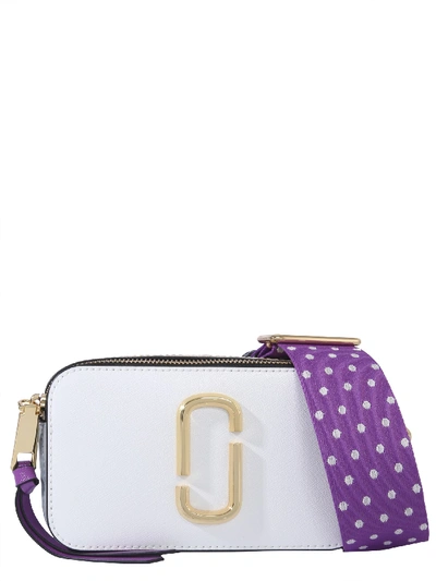 Shop Marc Jacobs Camera Bag Small Snapshot In White