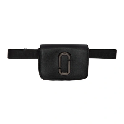 Shop Marc Jacobs Black Hip Shot Pouch In 001 Black