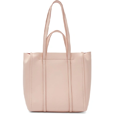 Shop Marc Jacobs Pink The Tag Tote In 654 Blush