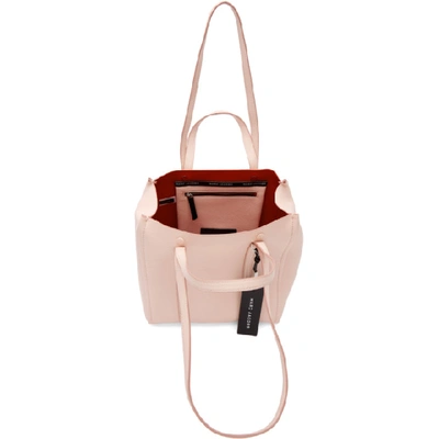 Shop Marc Jacobs Pink The Tag Tote In 654 Blush
